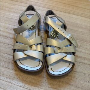 Stylish Gold Kids Sandals